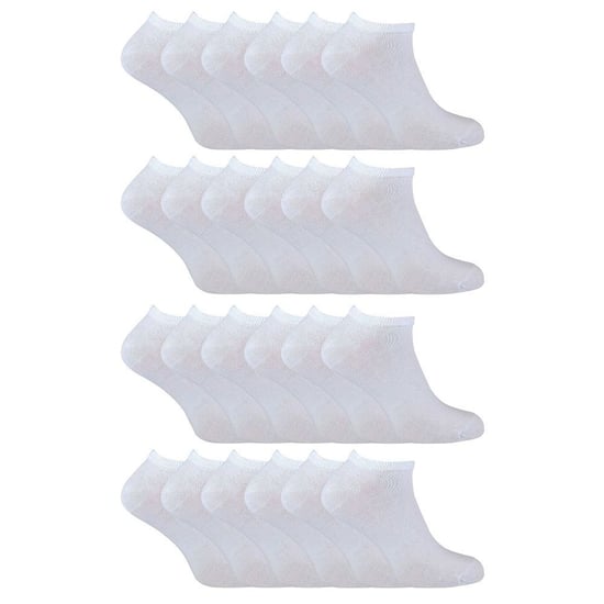 24 Pack Multipack Katoenen Trainer Sokken voor Jongens en Meisjes - Image 1