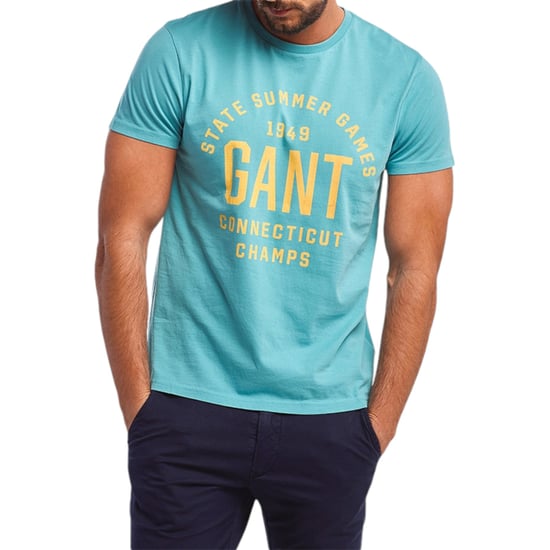 GANT Mens Printed Short Sleeve T-Shirt - Image 1