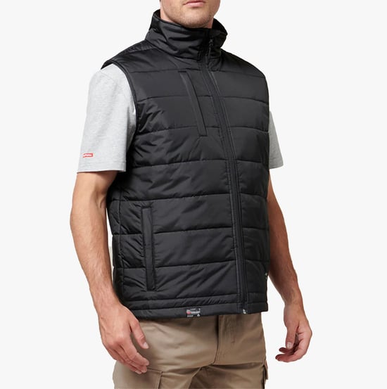 Hard Yakka PUFFA 2.0 Heren Bodywarmers Zwart - Image 4