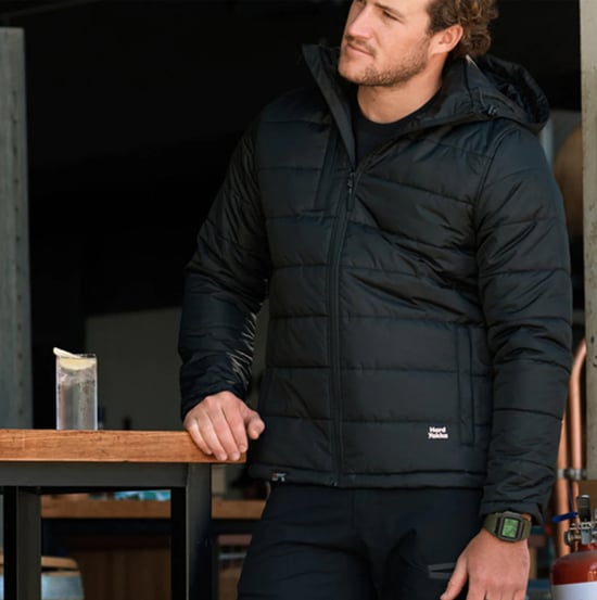 Hard Yakka PUFFA 2.0 Herenjack zwart - Image 4