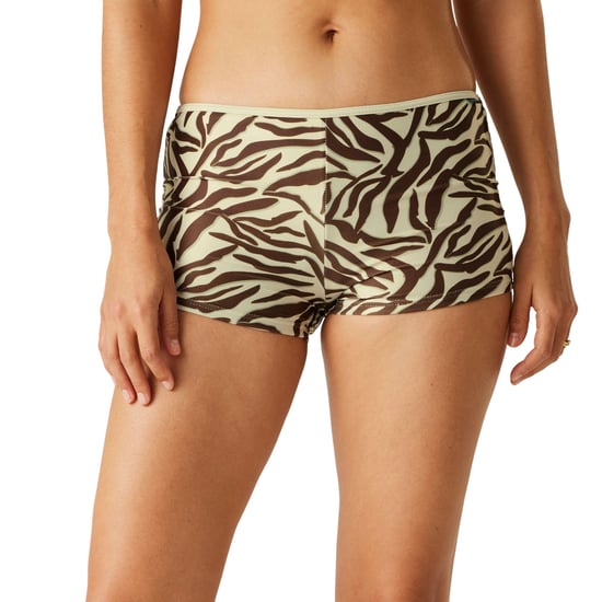 Regatta Dames/Dames Aceana Zebraprint Bikinishort (Grijs/Zwart) - Image 1