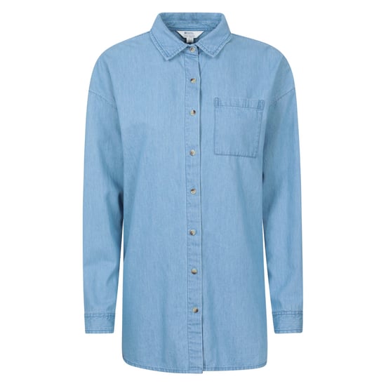 Mountain Warehouse Dames Santiago Oversized Shirt (Lichtblauw) - Image 1