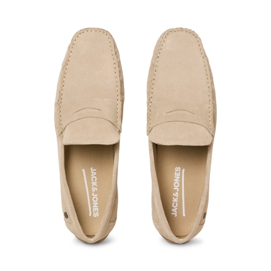 Jack & Jones Instappers Jensen Suede Loafer Beige - Image 3