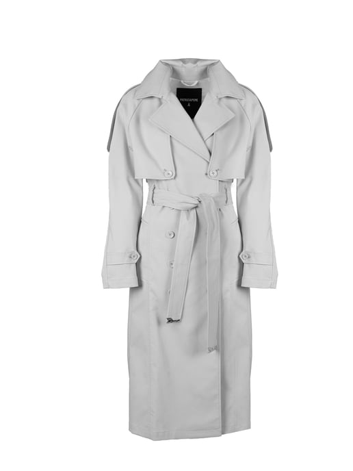 Patrizia Pepe Trenchcoat Vrouw Grijs - Image 1