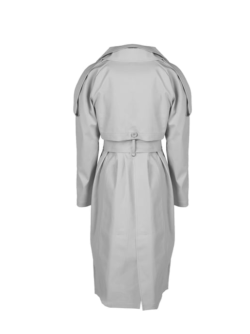 Patrizia Pepe Trenchcoat Vrouw Grijs - Image 5