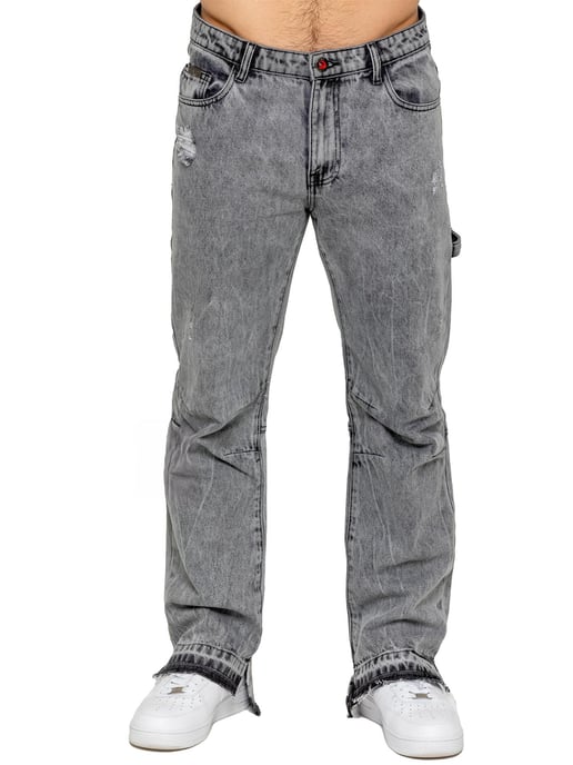 Enzo Milano | Heren Split Hem Jeans - Image 2