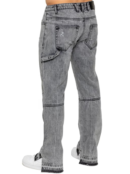 Enzo Milano | Heren Split Hem Jeans - Image 3