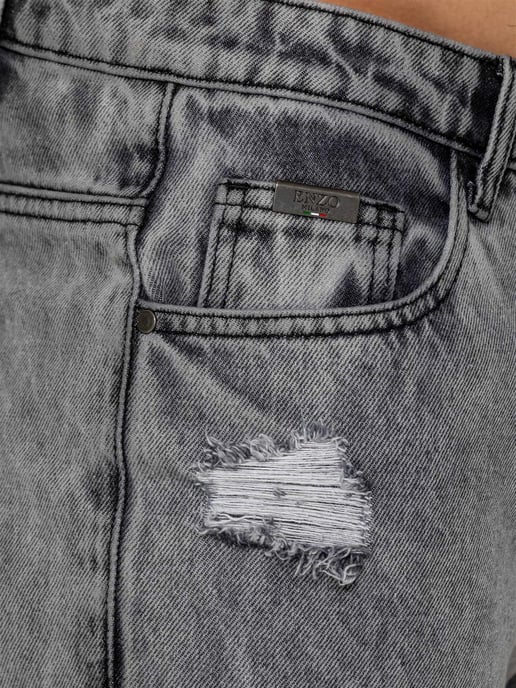 Enzo Milano | Heren Split Hem Jeans - Image 4