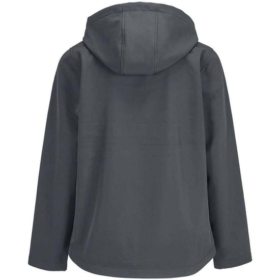 SOLS Dames Race Hooded Soft Shell Jacket (Charcoal) - Image 2