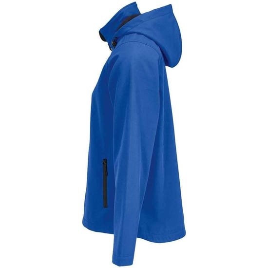 SOLS Dames Race Hooded Softshelljack (Koninklijk Blauw) - Image 3