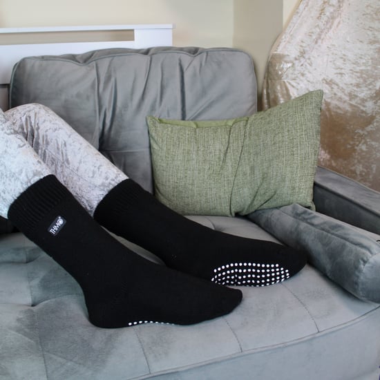 THMO - Indoor Slipper Sokken met Grijpers voor Kinderen - Zwart - Image 5