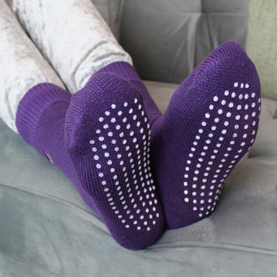 THMO - Indoor Slipper Sokken met Grijpers voor Kinderen - Paars - Image 5