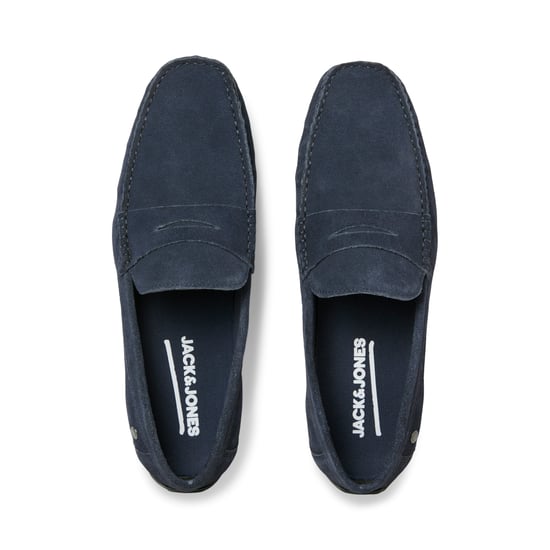 Jack & Jones Instappers Jensen Suede Loafer Blauw - Image 3
