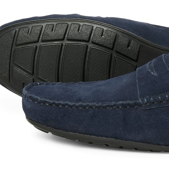 Jack & Jones Instappers Jensen Suede Loafer Blauw - Image 4