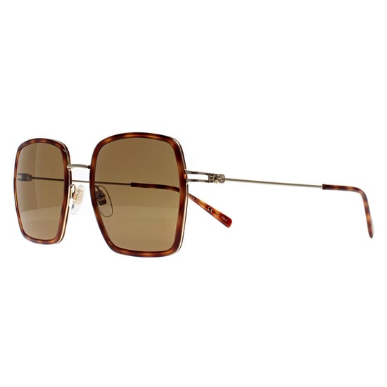 Gucci Vierkant Dames Havana Goud Bruin GG1848S - Image 2