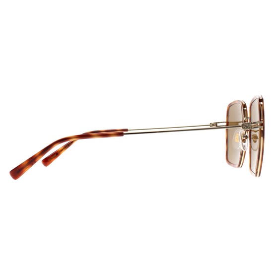 Gucci Vierkant Dames Havana Goud Bruin GG1848S - Image 4
