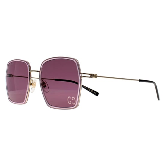 Gucci Vierkant Dames Roze Goud Violet GG1848S - Image 2