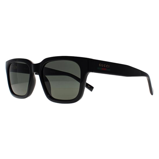 Gucci Vierkant Vrouwen Glimmend Zwart Grijs GG1857S - Image 2