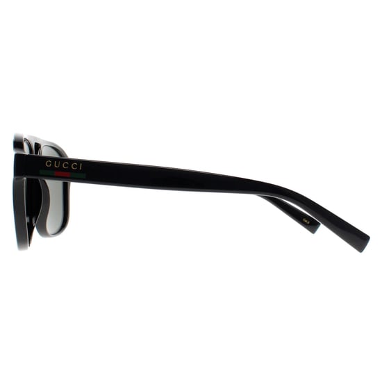 Gucci Aviator Heren Glimmend Zwart Grijs GG1856S - Image 3