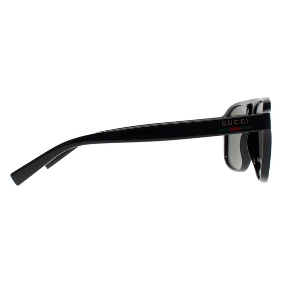 Gucci Aviator Heren Glimmend Zwart Grijs GG1856S - Image 4
