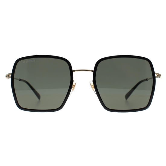 Gucci Vierkant Vrouwen Zwart Goud Grijs GG1848S - Image 1
