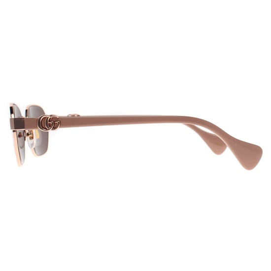 Gucci Vierkant Vrouwen Glimmend Roségoud en Roze Violet GG1593S - Image 3