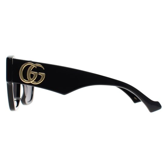 Gucci Cat Eye Dames Glimmend Zwart Grijs GG1422S - Image 3