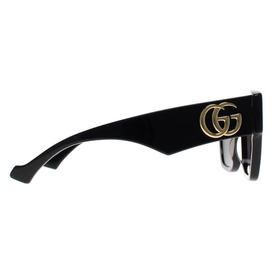 Gucci Cat Eye Dames Glimmend Zwart Grijs GG1422S - Image 4