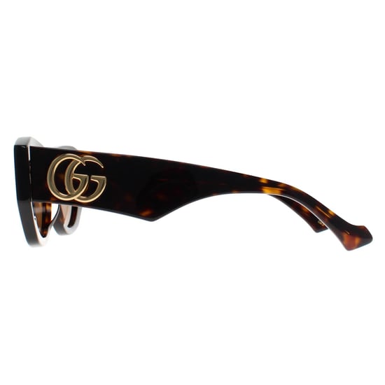 Gucci Cat Eye Dames Glimmend Donker Havana Bruin GG1421S - Image 3