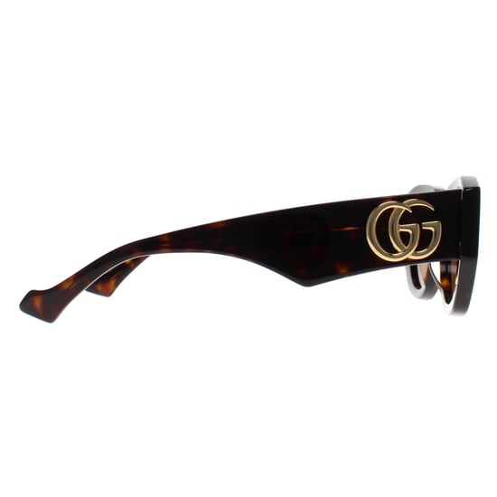 Gucci Cat Eye Dames Glimmend Donker Havana Bruin GG1421S - Image 4