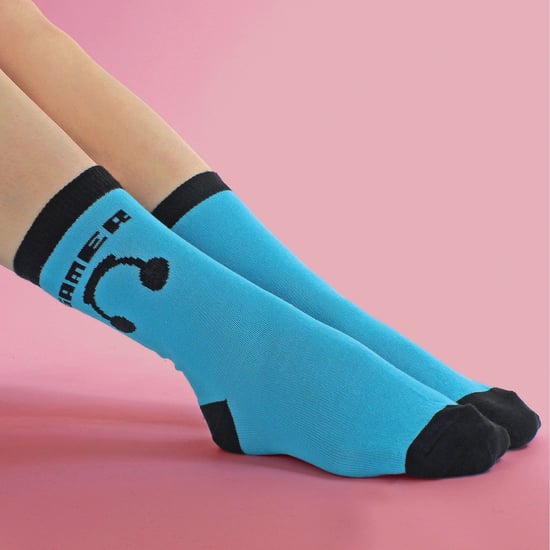 Set van 3 nieuwe game-sokken voor kinderen - Rood / Blauw / Geel - Image 4
