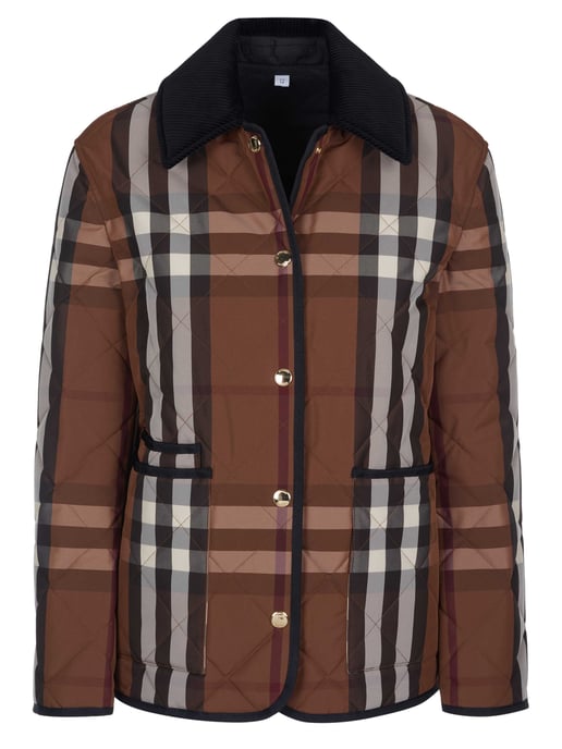 Burberry Dranefeld jas bruin - Image 1