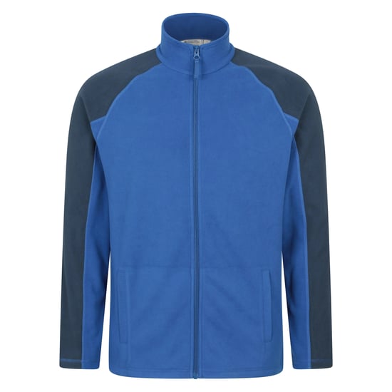 Mountain Warehouse Heren Ashbourne Volledige Ritssluiting Fleece Jas (Kobaltblauw) - Image 1