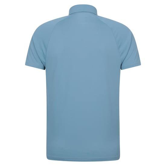 Mountain Warehouse Heren IsoCool Lichtgewicht Poloshirt (Lichtblauw) - Image 2