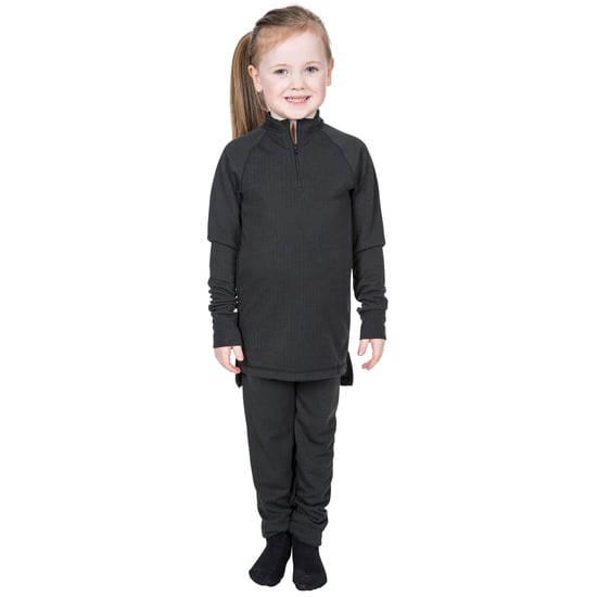 Trespass Unite360 thermische onderlagen voor kinderen/kids (Zwart) - Image 5
