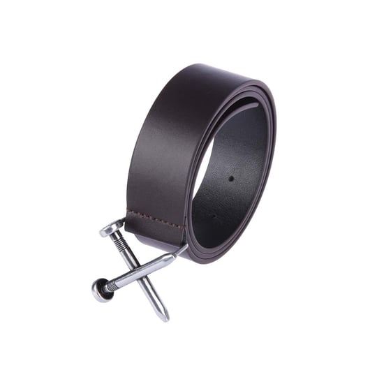 Accessories Off White Crossed Nail Belt in Black - Image 2