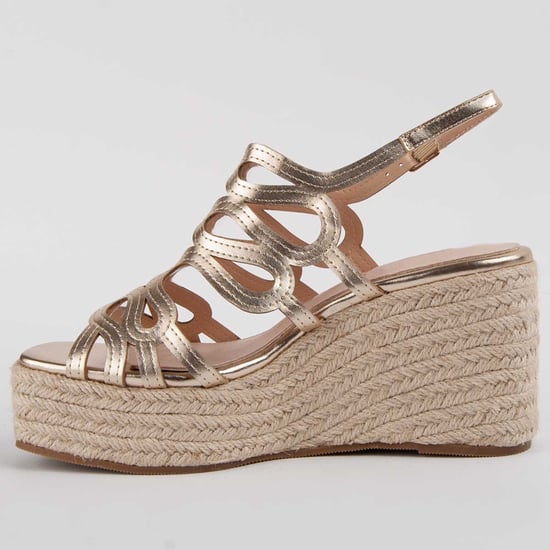 Montevita Sandalen Met Een Sleehak Salia2 Goud - Image 4