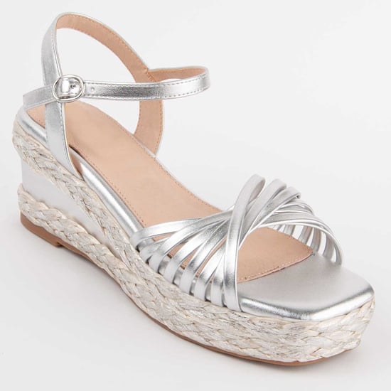Montevita Sandalen Met Een Sleehak Salia4 Zilver - Image 2