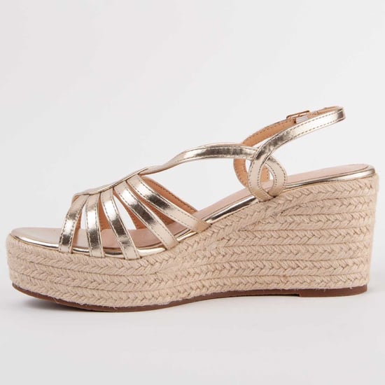 Montevita Sandalen Met Een Sleehak Salia6 Goud - Image 4