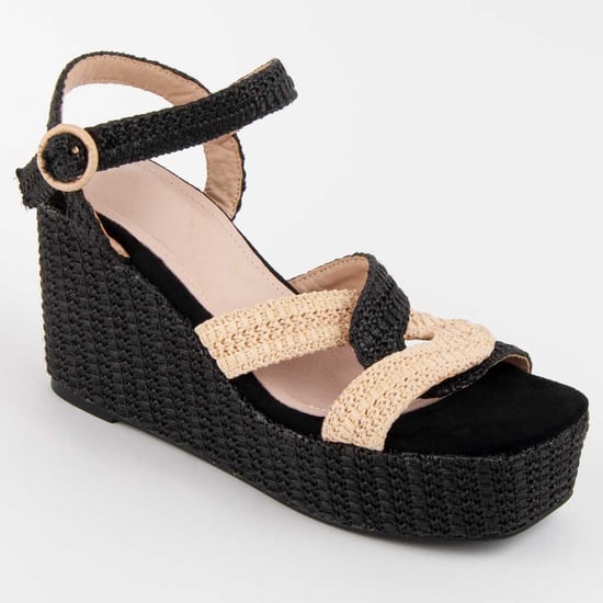 Montevita Sandalen Met Een Sleehak Salia11 Zwart - Image 2