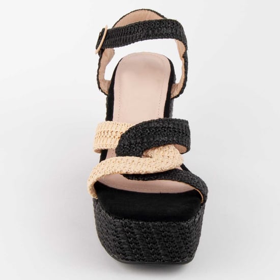 Montevita Sandalen Met Een Sleehak Salia11 Zwart - Image 3