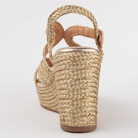 Montevita Sandalen Met Een Sleehak Salia7 Goud - Image 5