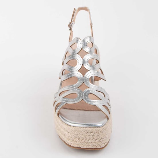 Montevita Sandalen Met Een Sleehak Salia2 Zilver - Image 3