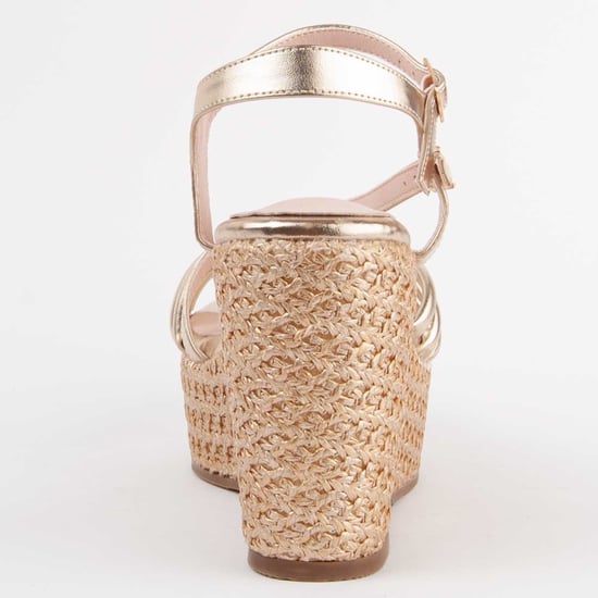Montevita Sandalen Met Een Sleehak Salia10 Goud - Image 5