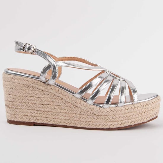 Montevita Sandalen Met Een Sleehak Salia6 Zilver - Image 1