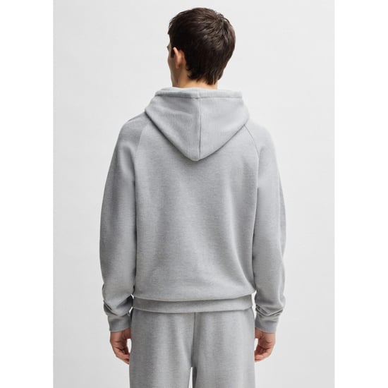 Men's Boss Loungewear Hoodie in Grey - Image 2