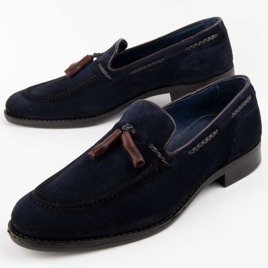 Purapiel Mocassin Moretto2 Blauw - Image 5
