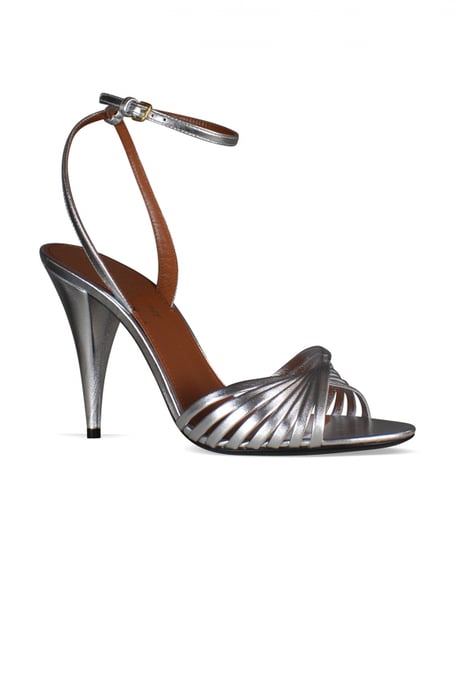 Saint Laurent Tina Sandalen Zilver - Image 3