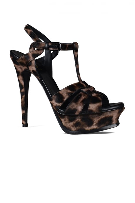 Saint Laurent Tribute Sandalen Bruin - Image 3