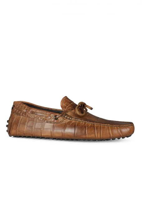Tod’s mocassins gemaakt van bruin leer - Image 2